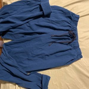 turquoise lululemon jogger